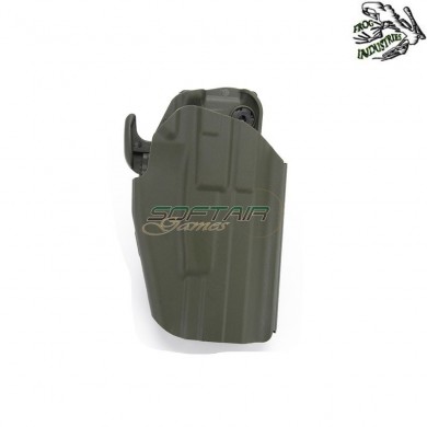 Universal Rigid Holster Right Olive Drab 5x79 Large Type Frog Industries® (fi-wo-gb35v-od)
