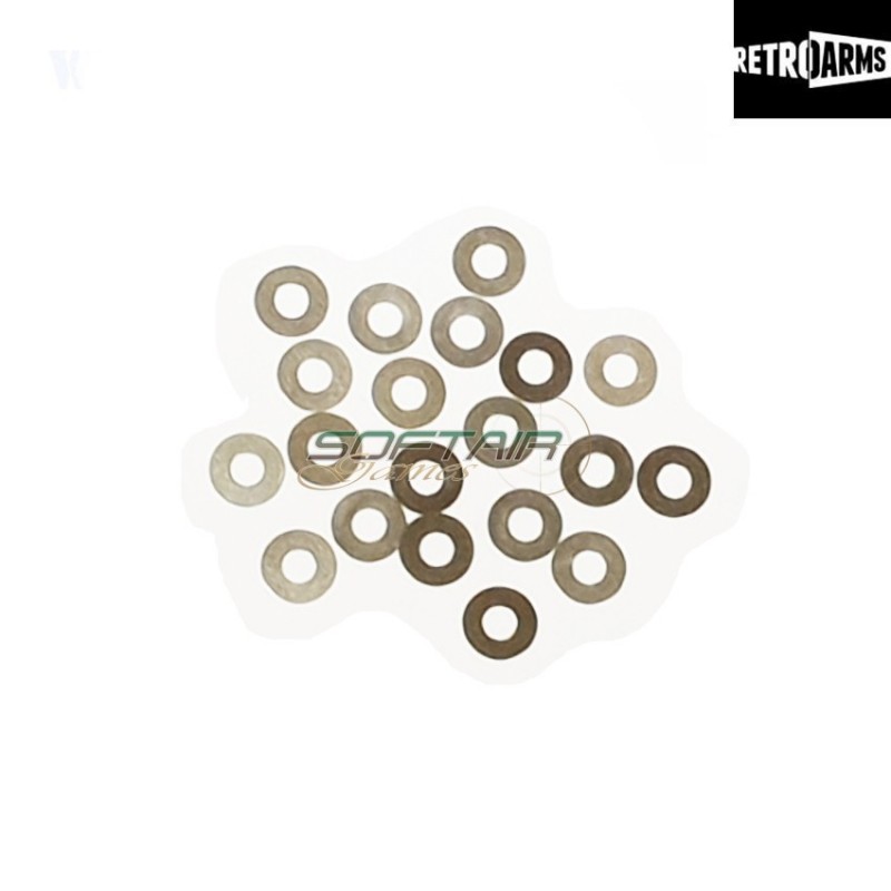 Set 20 Pezzi Spessori 0.1mm Retroarms (ra-7217)