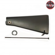 Fixed Long Stock Type 2 M16 Style Black Gun Five (gf-1-bk)