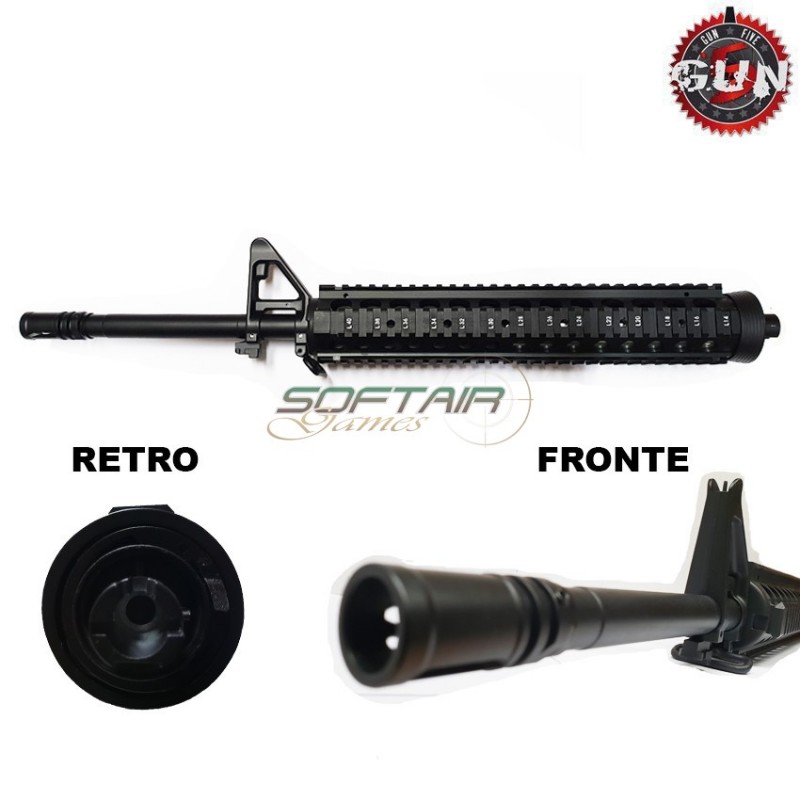 Frontale Ras Completo M16a4 Type Black Gun Five (gf-2-bk)