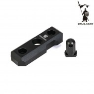 LC Bipod Mount Cnc Black Crusader (cr-gm010020bk)
