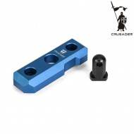 LC Bipod Mount Cnc Blue Crusader (cr-gm010020bl)