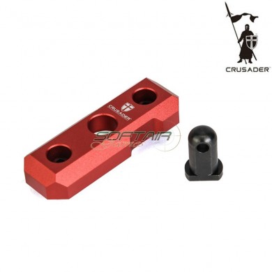 LC Bipiede Mount Cnc Red Crusader (cr-gm010020rd)