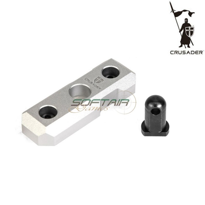 LC Bipiede Mount Cnc Silver Crusader (cr-gm010020sv)