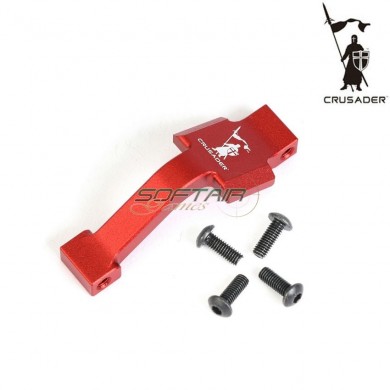 Extended Trigger Guard M4 Red Cnc Crusader (cr-vf210016rd)