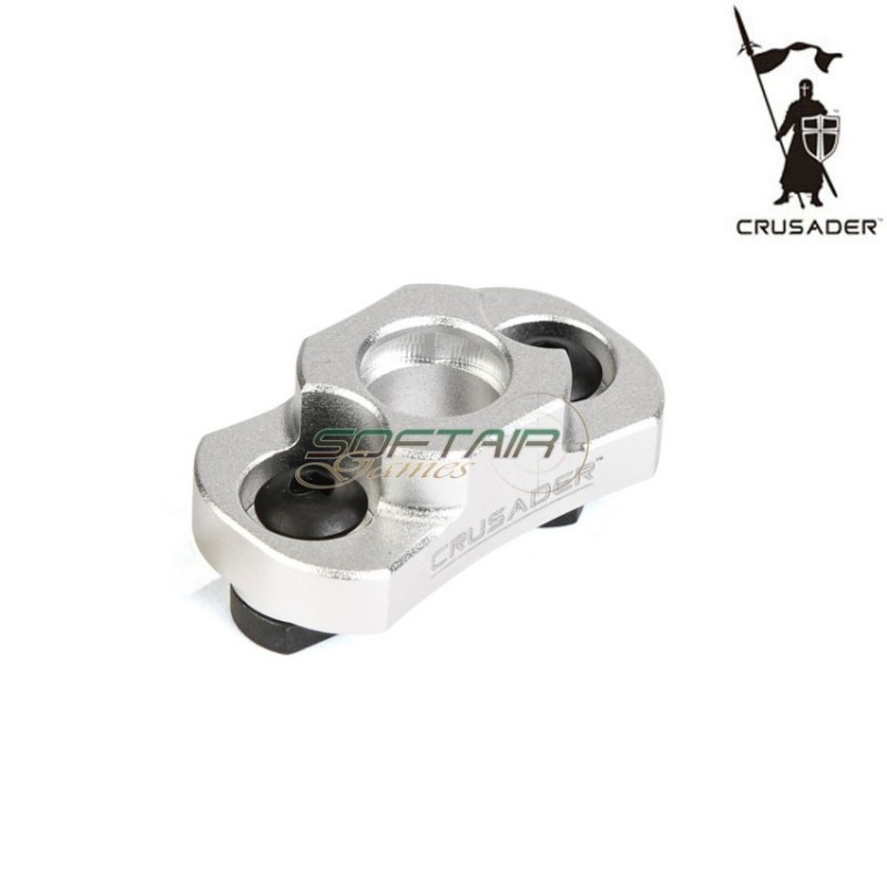 Anello Cinghia LC Mount Qd Silver Cnc Crusader (cr-gm010019sv)