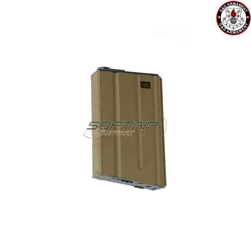 Hi-cap Magazine 190bb Tan Vietnam Style G&g (gg-08069)