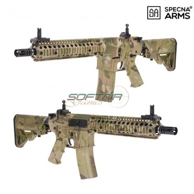 Electric Rifle Mk18 Carbine Multicam® Genuine Edition Enter & Convert™ System Specna Arms® (spe-01-015831)