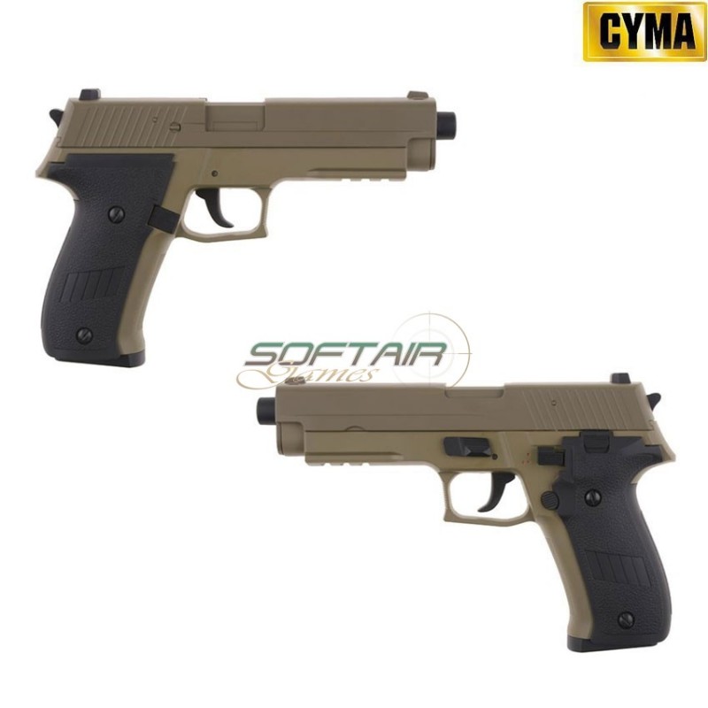 Pistola Elettrica Sig Sauer P226 Aep Tan Cyma (cm-019695)