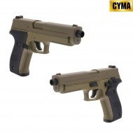 Pistola Elettrica Sig Sauer P226 Aep Tan Cyma (cm-019695)
