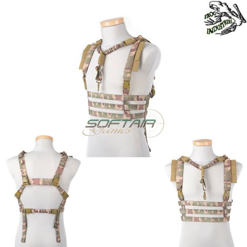 Dynamic Chest Rig Tactical Vest Multicamo Frog Industries® (fi-013409-mc)