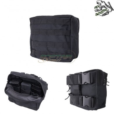 Drop Cargo Leg Tactical Bag Utility Black Frog Industries® (fi-000949-bk)