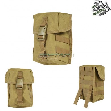 Large Cargo Utility W/clip Tan Pouch Frog Industries® (fi-018395-tan)