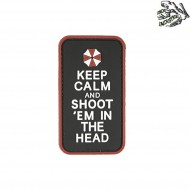 Patch 3d Pvc Umbrella Keep Calm Frog Industries® (fi-007710) Patch 3d Pvc Umbrella Keep Calm Frog Industries® (fi-007710)