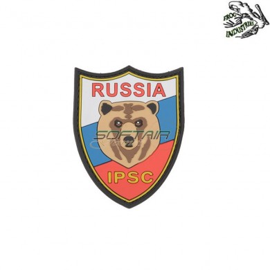 Patch 3d Pvc Russia Ipsc Color Frog Industries® (fi-015863)