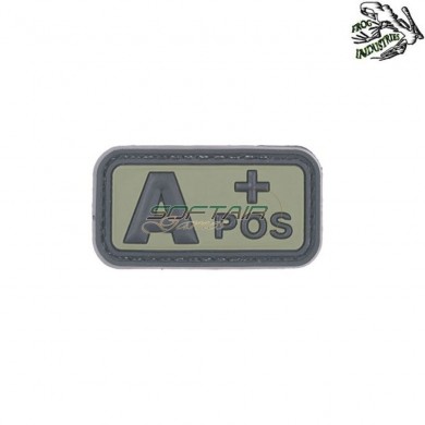 Patch 3d Pvc A Pos Green Frog Industries® (fi-024462)