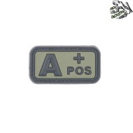 Patch 3d Pvc A Pos Green Frog Industries® (fi-024462)