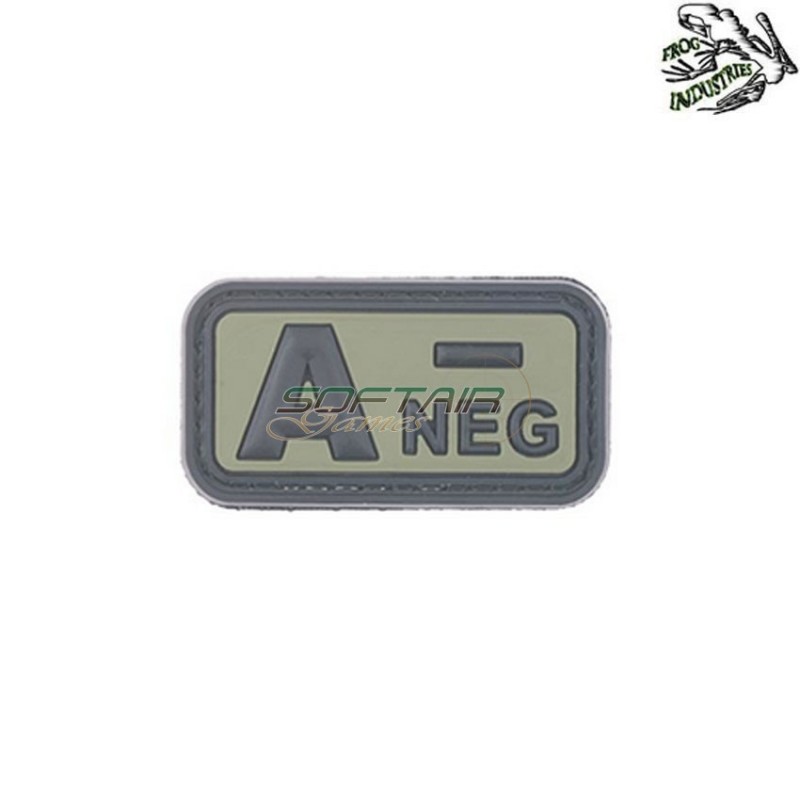 Patch 3d Pvc A Neg Green Frog Industries® (fi-024463)