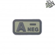 Patch 3d Pvc A Neg Green Frog Industries® (fi-024463)