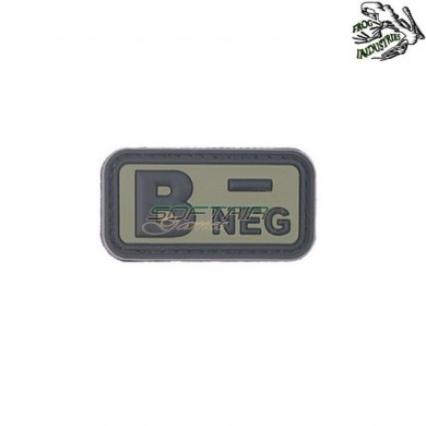Patch 3d Pvc B Neg Green Frog Industries® (fi-024465)