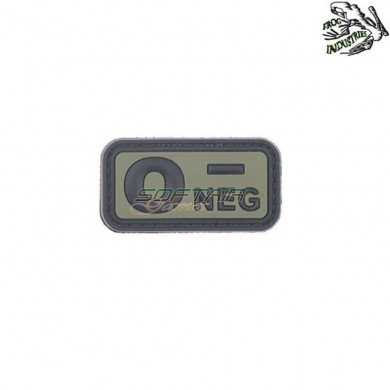 Patch 3d Pvc 0 Neg Green Frog Industries® (fi-024468)