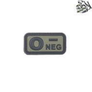 Patch 3d Pvc 0 Neg Green Frog Industries® (fi-024468)