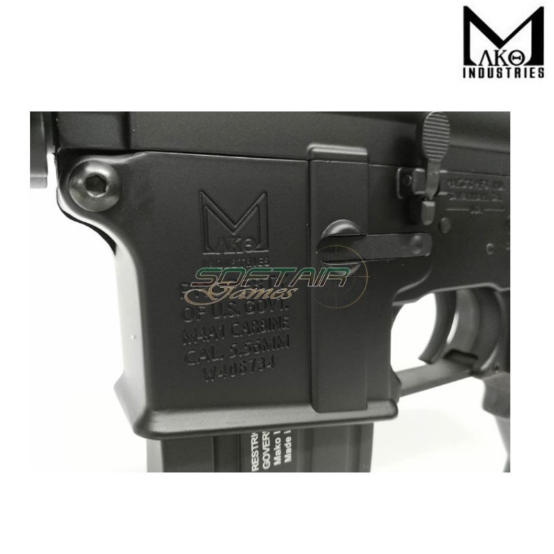 Electric Rifle Gen.2 Mk18 12" Type Black Mako Industries (mo-mk18bk12)