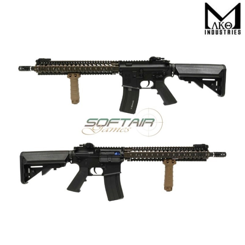 Electric Rifle Gen.2 Mk18 12" Type Two Tone Mako Industries (mo-mk18brz12)