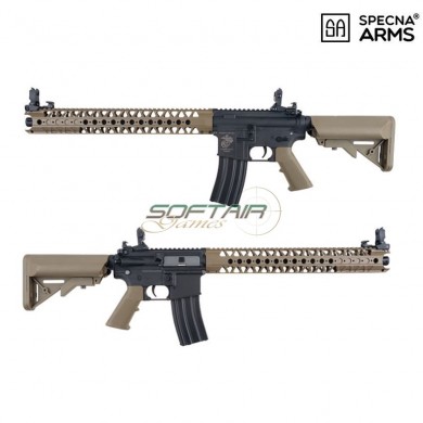 Electric Rifle Sa-c16 Carbine Replica M4 Lvoa Predator Style Two Tone Core™ Specna Arms® (spe-01-021862)