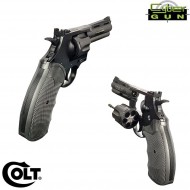 Pistola A Co2 Revolver Black Python 357 4 Pollici Colt Cybergun (180310)