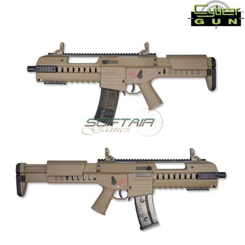 Fucile Elettrico New Version G14 Dark Earth Blow Back Ares Gsg Cybergun (130928)