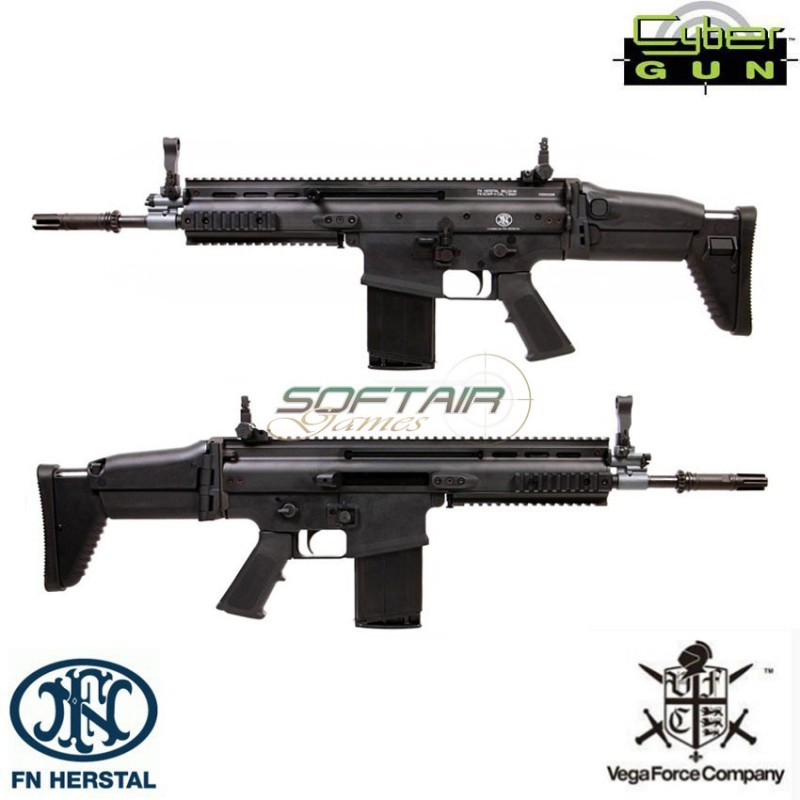 NEW 2021 Gas Rifle Gbbr Blowback Scar H Mk17 Black Fn Vfc Cybergun (200551)