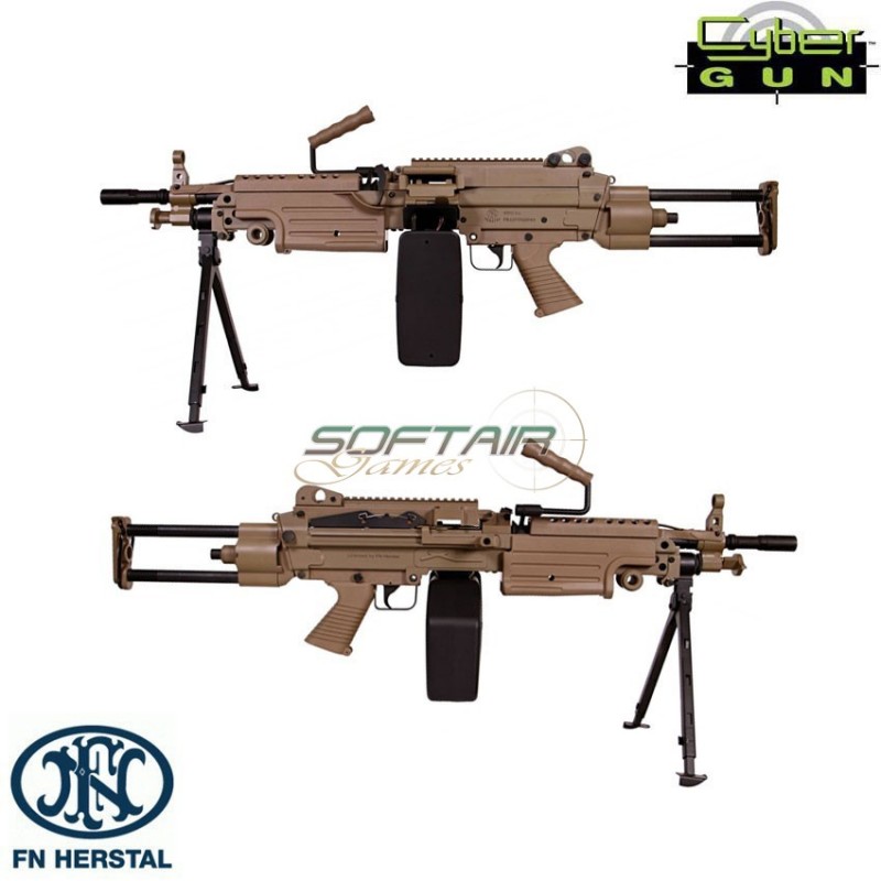 Electric Machine Gun New Gen. M249 Para Flat Dark Earth Cybergun (200964)