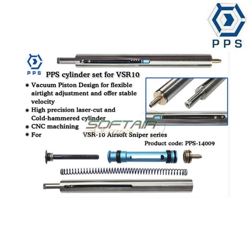 Full Kit Set Cylinder Vsr-10 Pps (pps-14009) - Softair Games