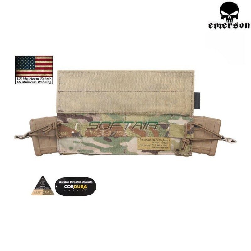 Porta Caricatori Laterale Side Pull Multicam® Genuine Usa Emerson (em9044)