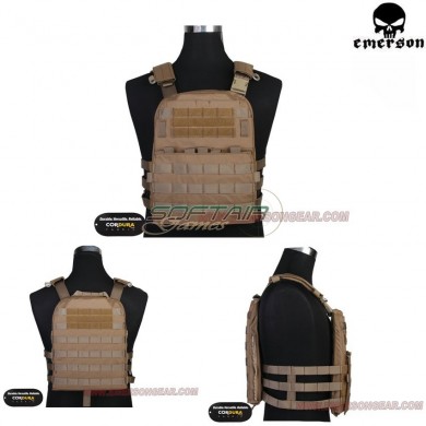 Avs Vest Cp Style Lightweight Coyote Brown Emerson (em7398cb)
