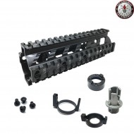 Rail In Nylon 7" Type Black M4/m16 G&g (gg-7)