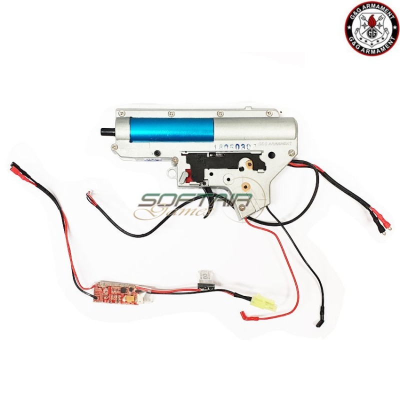 Gearbox Reinforced Complete Etu Back Wires M4/m16 G&g (gg-39)