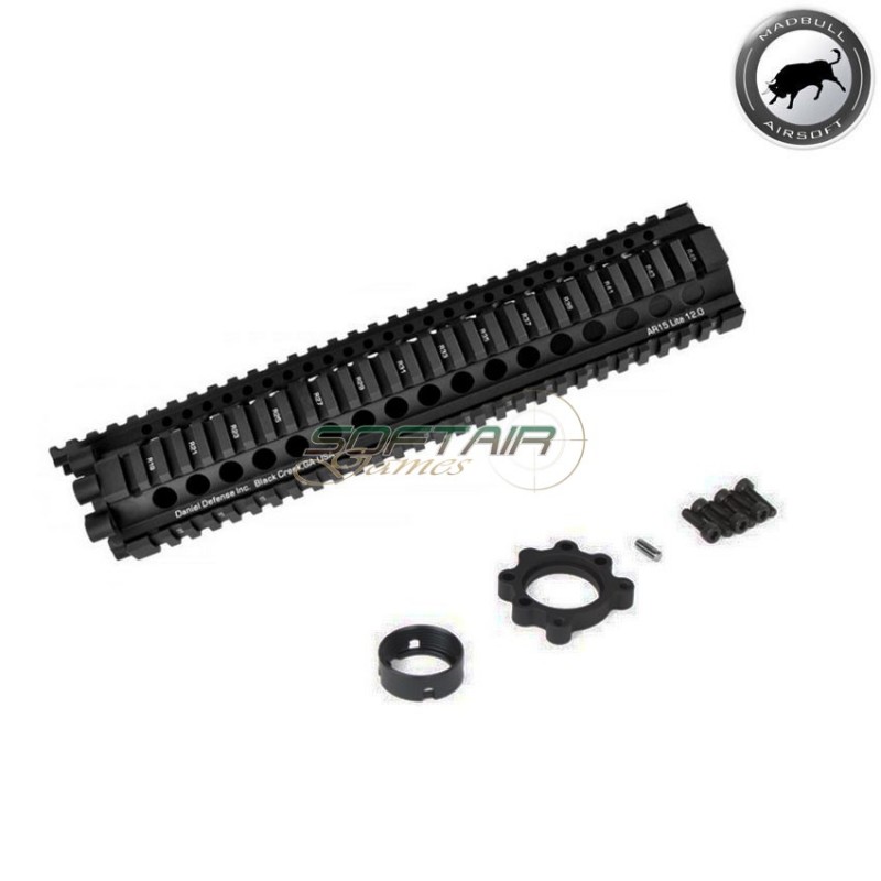 Daniel Defense 12" Ar-15 Lite Rail Black Madbull (mb-dd12lite)