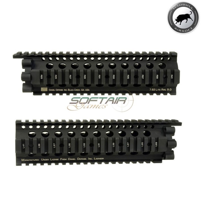 Daniel Defense 9" 7.62 Lite Rail Black Madbull (mb-dd762lite9)