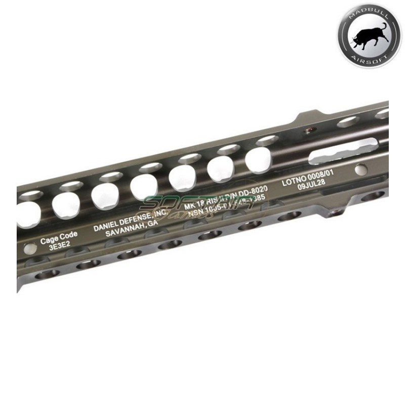Daniel Defense 9.5" Mk18 Rail Ris Ii Black Madbull (mb-ddmk18ris2blk)
