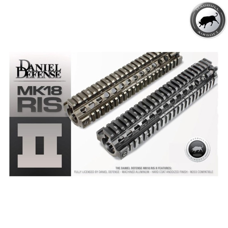 Daniel Defense 9.5" Mk18 Rail Ris Ii Black Madbull (mb-ddmk18ris2blk)