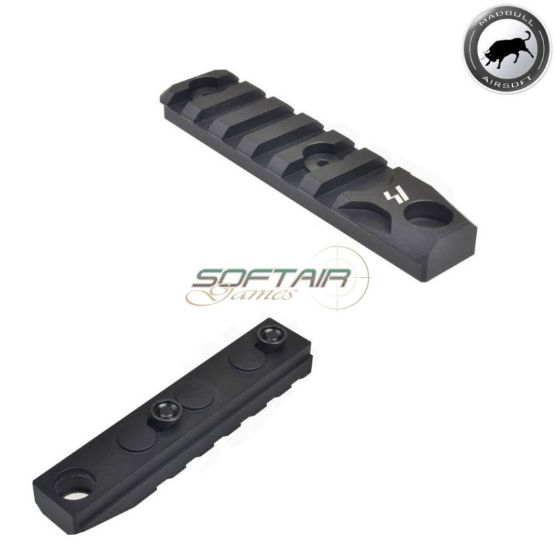Strike Industries Milsim Keymod Rail Qd 6 Slot Black Madbull (mb-sikmsection-qd6)