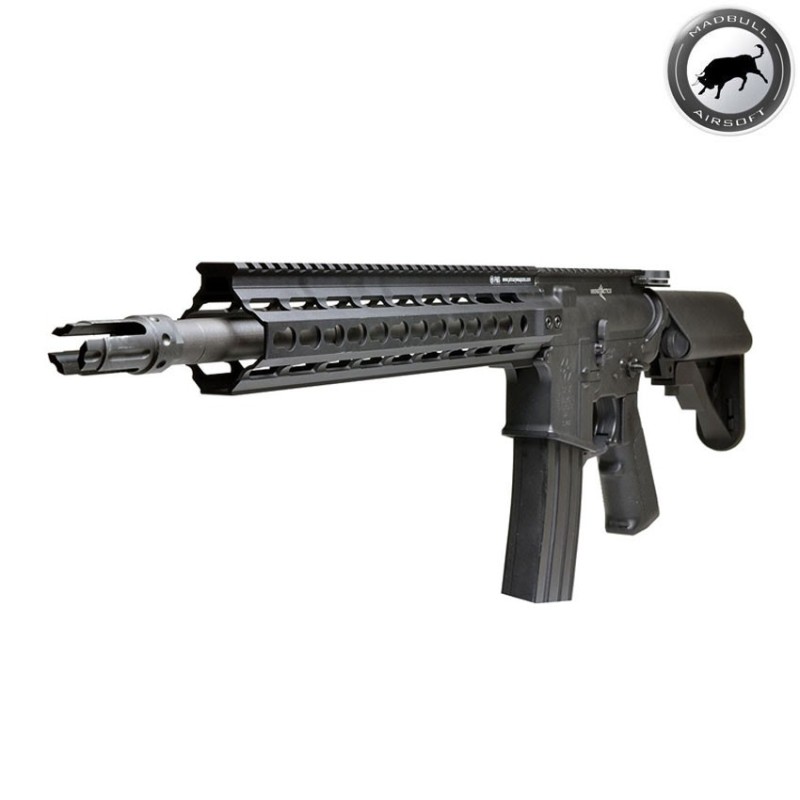 Pws 12" Di Keymod Handguard Rail Black Madbull (mb-pwsdi-12kmrail)