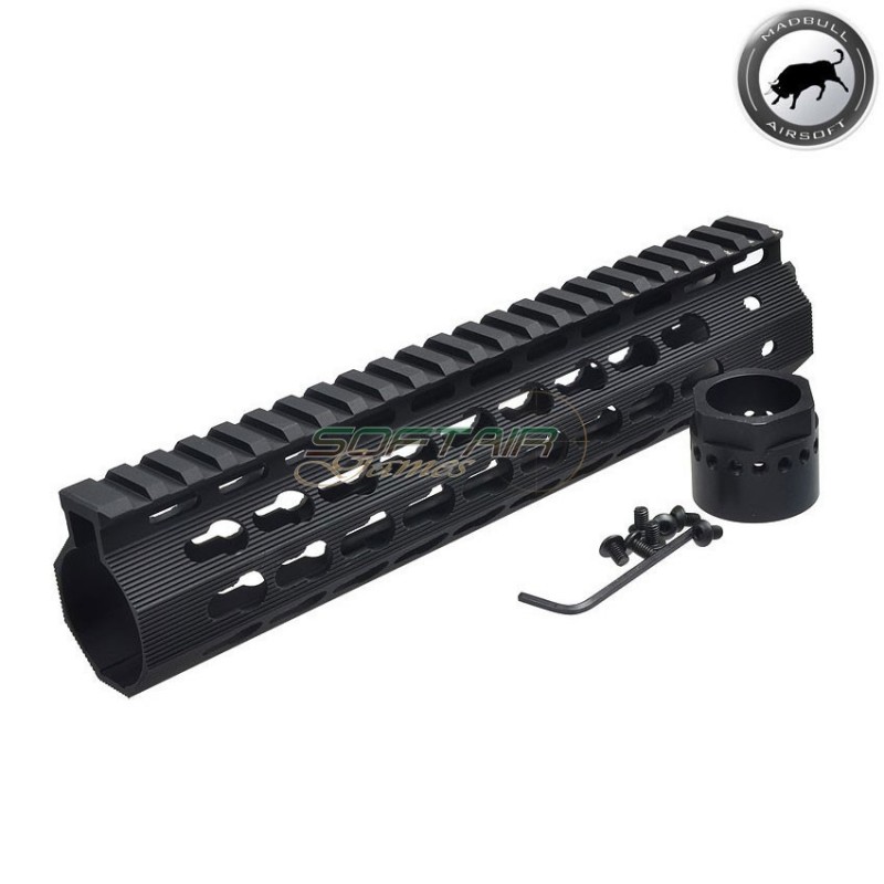 Strike Industries 9" Mega Fins Keymod Handguard Rail Black Madbull (mb-megafins-09)