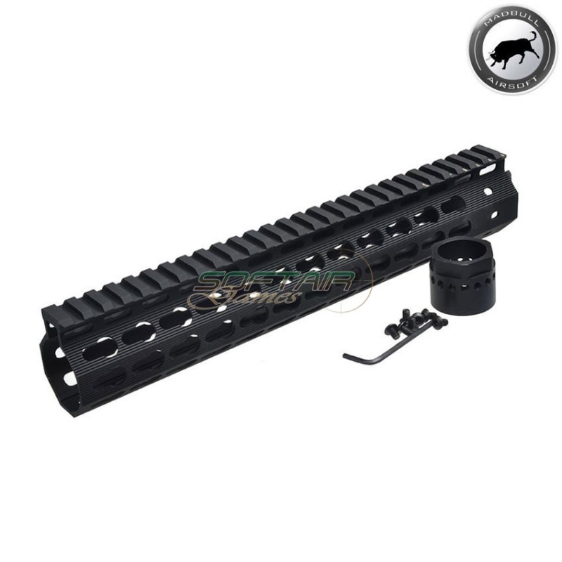 Strike Industries 11" Mega Fins Keymod Handguard Rail Black Madbull (mb-megafins-11)