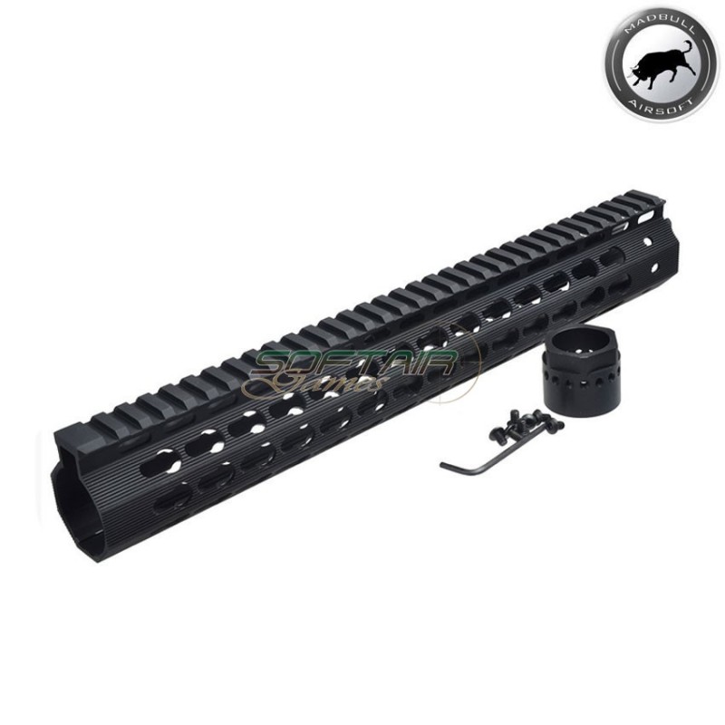 Strike Industries 13" Mega Fins Keymod Handguard Rail Black Madbull (mb-megafins-13)