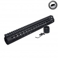 Strike Industries 13" Mega Fins Keymod Handguard Rail Black Madbull (mb-megafins-13)