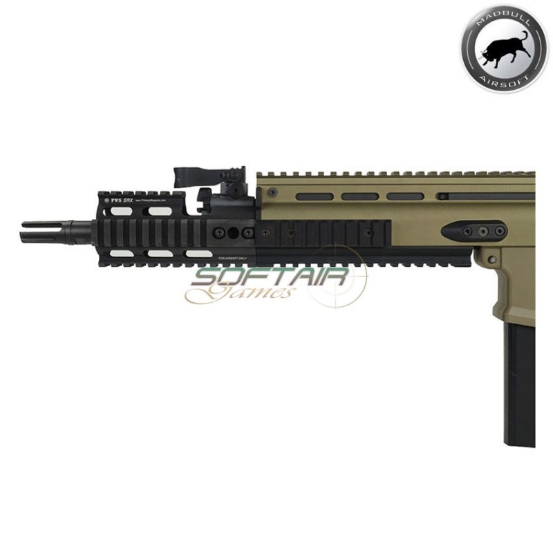 Pws Scar Rail Extension 5" Black Madbull (mb-pwssrx)