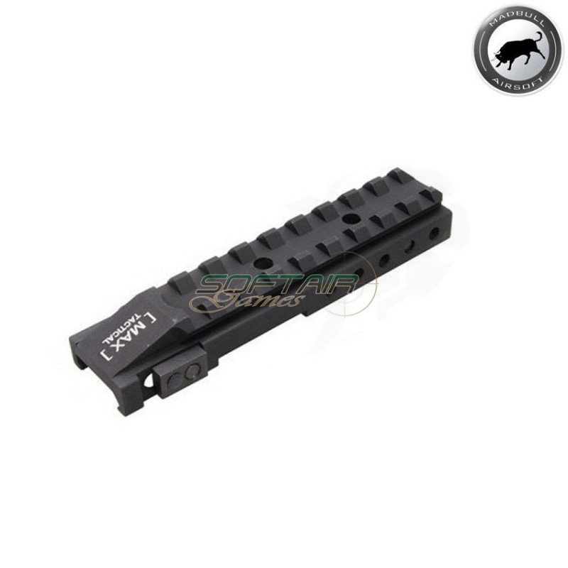 Ras Fixed Rail / Scope Raiser Black Madbull (mb-rasfixed)